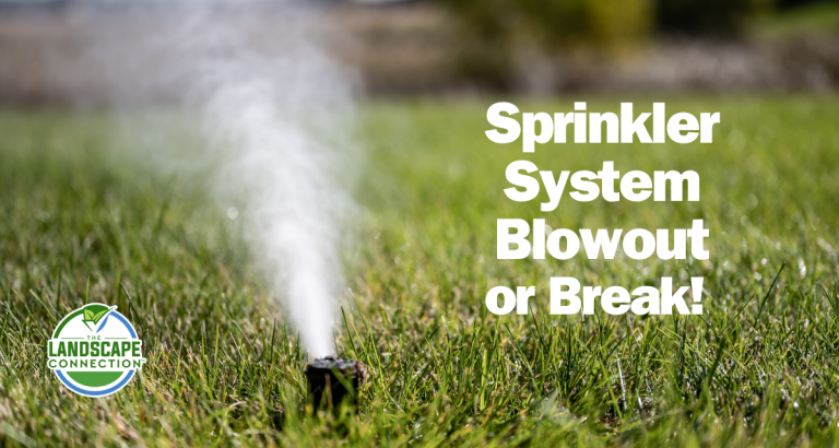 sprinkler system blowout