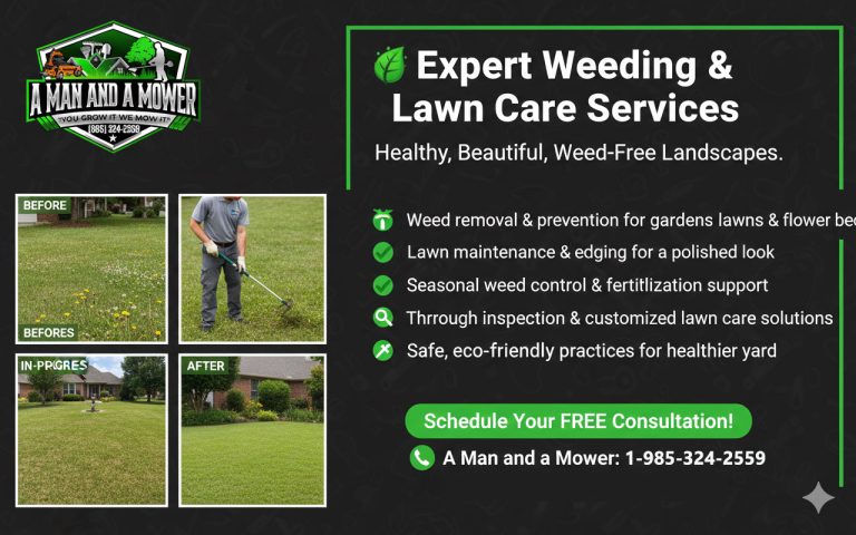 Experet Weeding and Lawn Care Services in Raceland LA 768x480